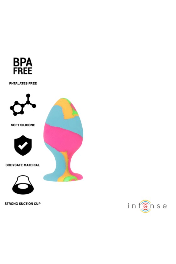 INTENSE - SET PLUG SILICONA MULTICOLOR