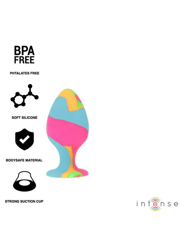 INTENSE - SET PLUG SILICONA MULTICOLOR