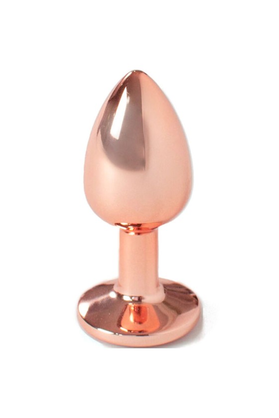 SECRETPLAY - METAL BUTT PLUG ORO ROSA TALLA S 7 CM