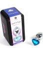 SECRETPLAY - METAL BUTT PLUG CORAZÓN AZUL TALLA S 7 CM