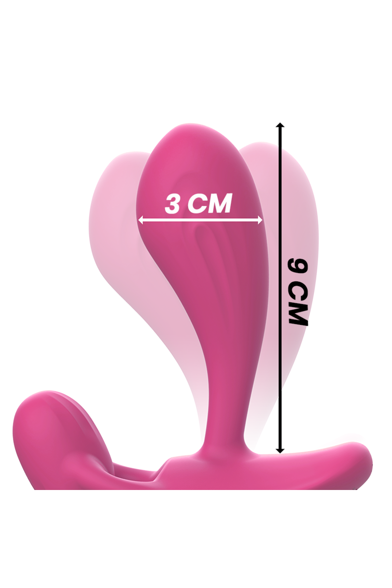 INTENSE - SHELLY PLUG ANAL CONTROL REMOTO ROSA