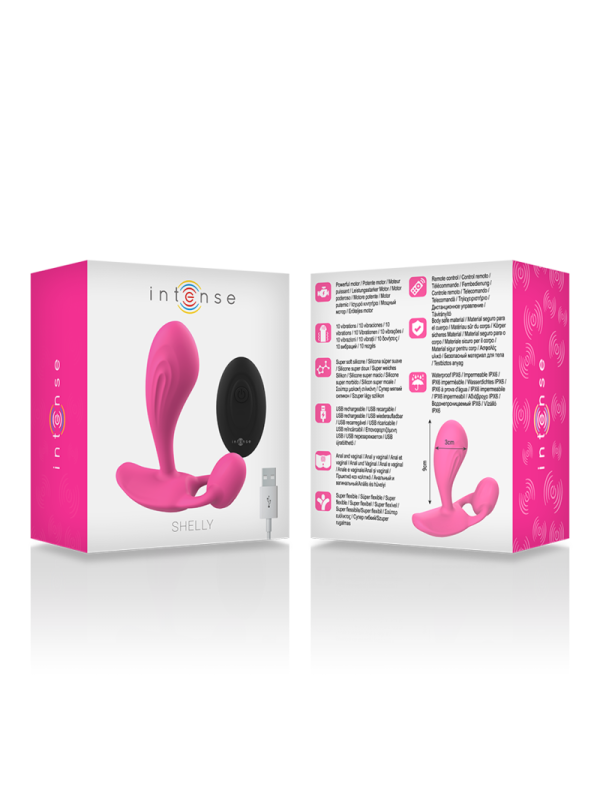 INTENSE - SHELLY PLUG ANAL CONTROL REMOTO ROSA