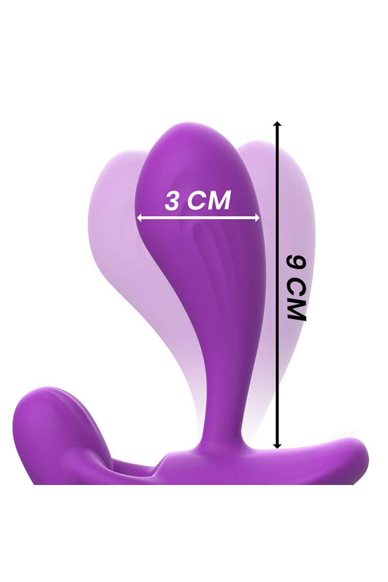 INTENSE - SHELLY PLUG ANAL CONTROL REMOTO MORADO