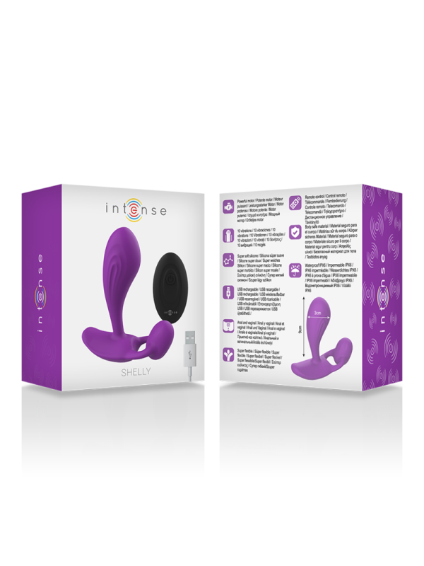 INTENSE - SHELLY PLUG ANAL CONTROL REMOTO MORADO