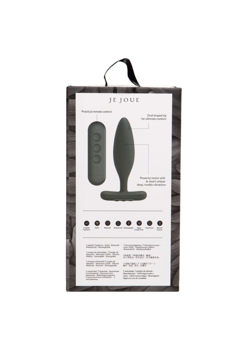 JE JOUE - VESTA PLUG ANAL VIBRADOR NEGRO