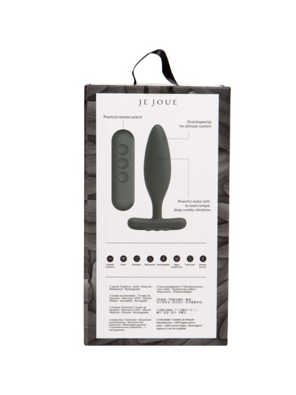 JE JOUE - VESTA PLUG ANAL VIBRADOR NEGRO
