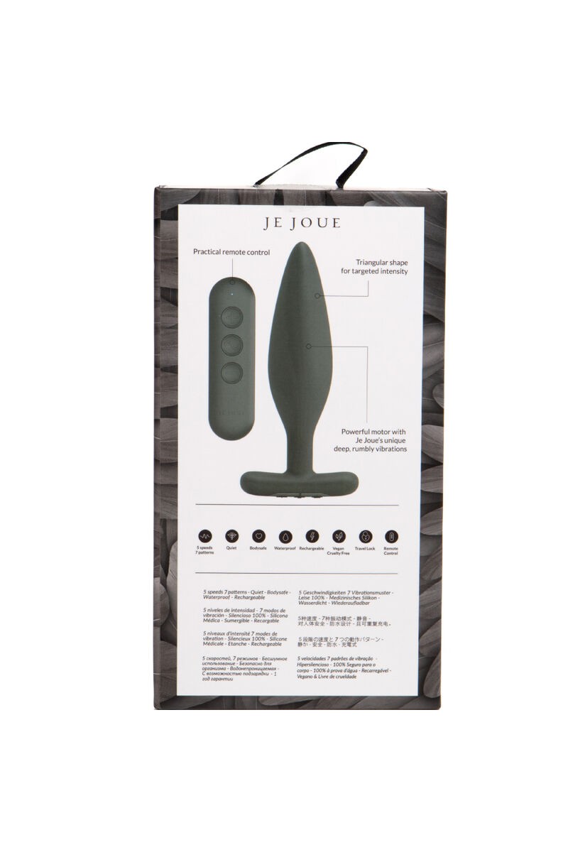 JE JOUE - EGON PLUG ANAL VIBRADOR NEGRO