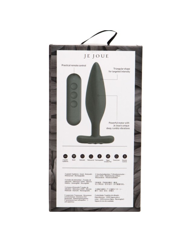 JE JOUE - EGON PLUG ANAL VIBRADOR NEGRO