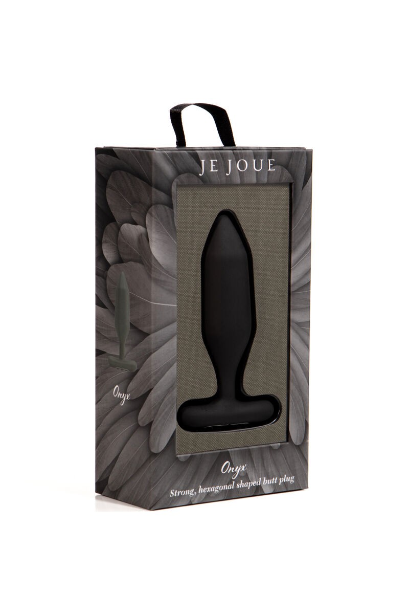 JE JOUE - ONYX PLUG ANAL VIBRADOR NEGRO