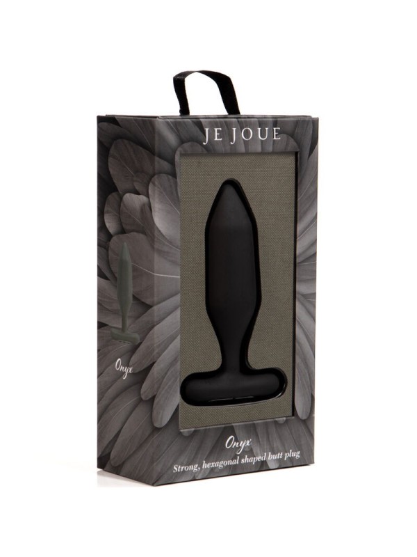 JE JOUE - ONYX PLUG ANAL VIBRADOR NEGRO