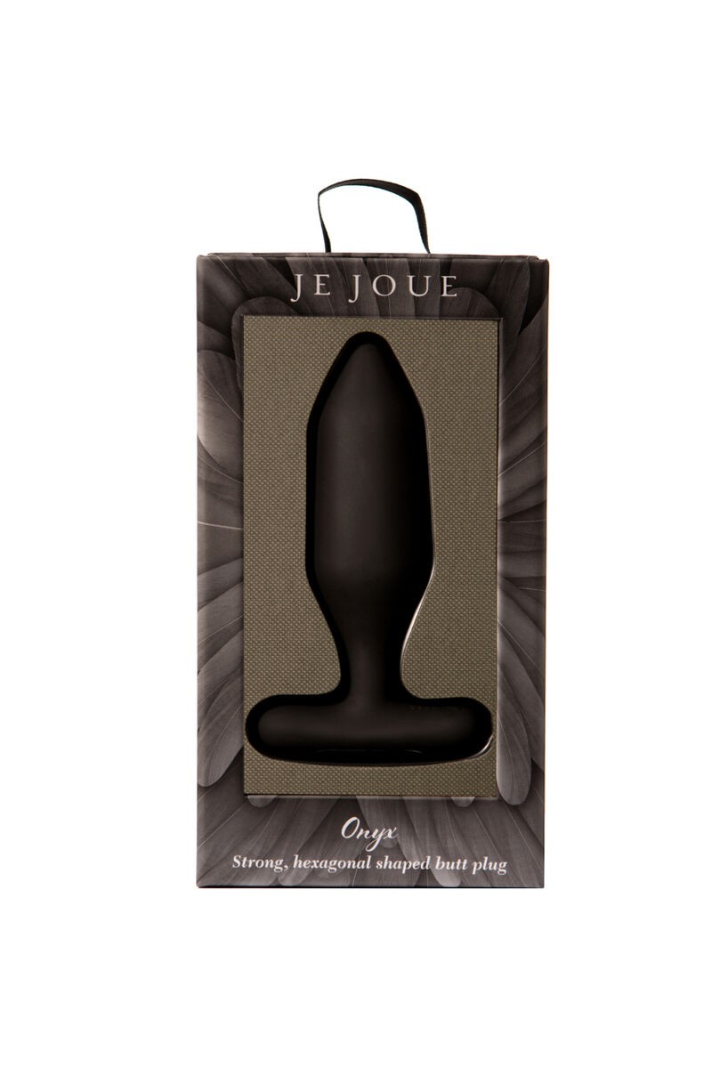 JE JOUE - ONYX PLUG ANAL VIBRADOR NEGRO