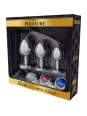 ALIVE - ANAL PLEASURE KIT 3 PLUG METAL
