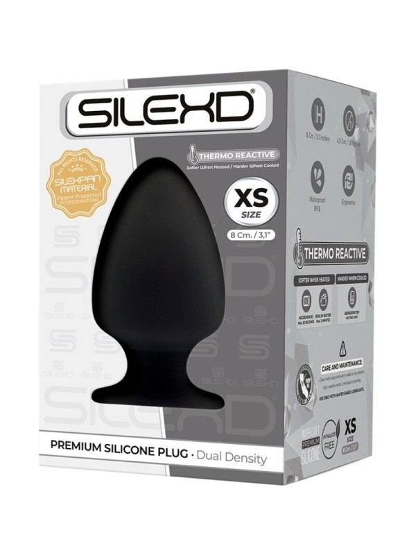 MODELO 1 PLUG ANAL SILICONA PREMIUM SILEXPAN TERMORREACTIVO TALLA XS