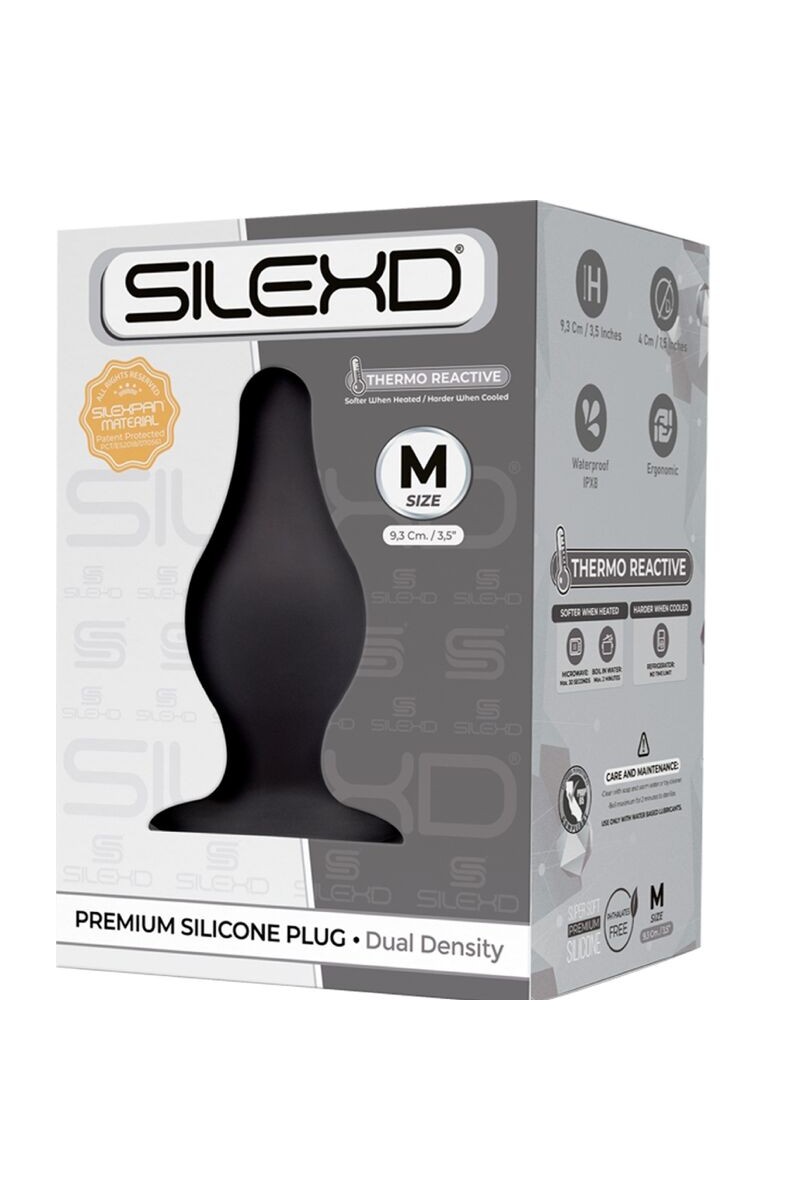 MODELO 2 PLUG ANAL SILICONA PREMIUM SILEXPAN TERMORREACTIVO TALLA M