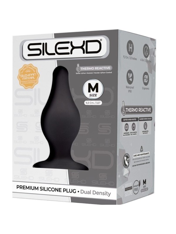 MODELO 2 PLUG ANAL SILICONA PREMIUM SILEXPAN TERMORREACTIVO TALLA M