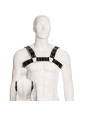 LEATHER BODY - BLACK BULL DOG HARNESS