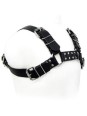 LEATHER BODY - BLACK BULL DOG HARNESS
