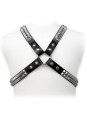 LEATHER BODY - PYRAMID STUD HARNESS