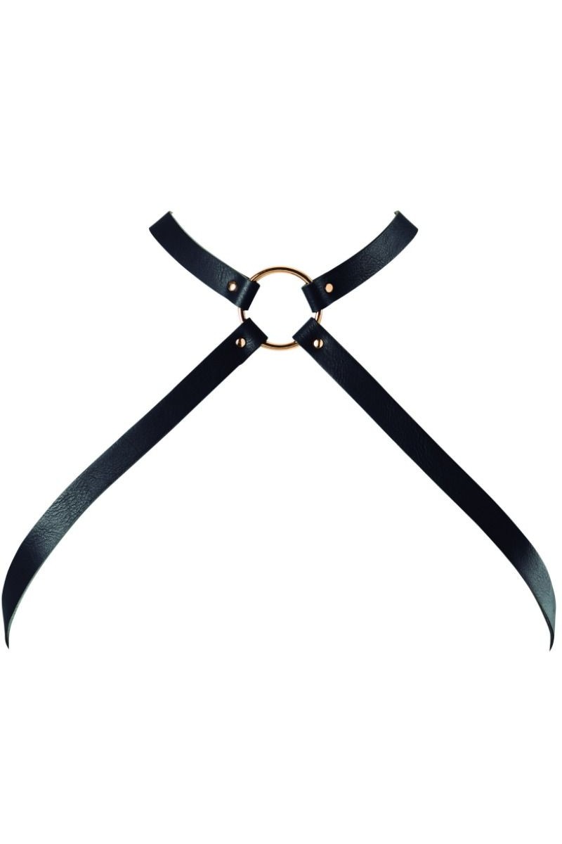 BIJOUX - INDISCRETS MAZE ARNÉS CRUZADO EN PECHO NEGRO