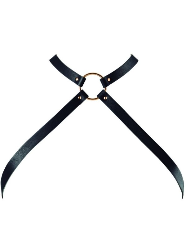 BIJOUX - INDISCRETS MAZE ARNÉS CRUZADO EN PECHO NEGRO