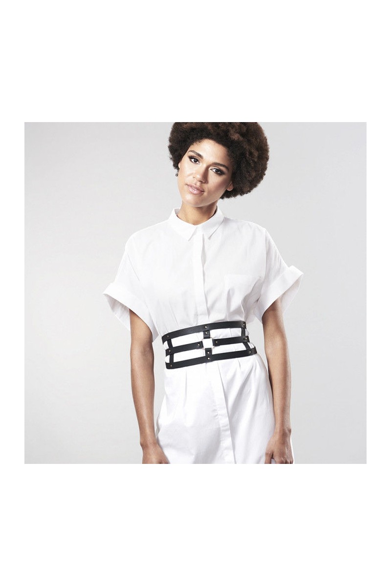 BIJOUX - INDISCRETS MAZE CINTURON CON CORREA NEGRO