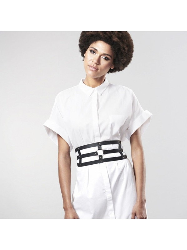 BIJOUX - INDISCRETS MAZE CINTURON CON CORREA NEGRO
