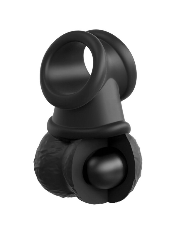 KING COCK -  ARNES AJUSTABLE DELUXE ANILLO  TESTICULOS  DILDO 20.3 CM