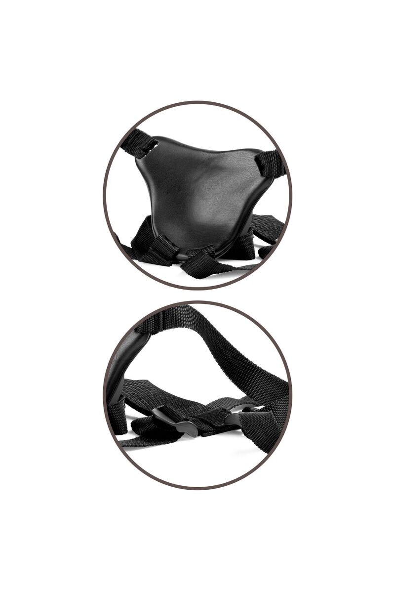 KING COCK -  ARNES AJUSTABLE DELUXE ANILLO  TESTICULOS  DILDO 20.3 CM