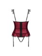 OBSESSIVE - DENISSA CORSET Y TANGA XS/S