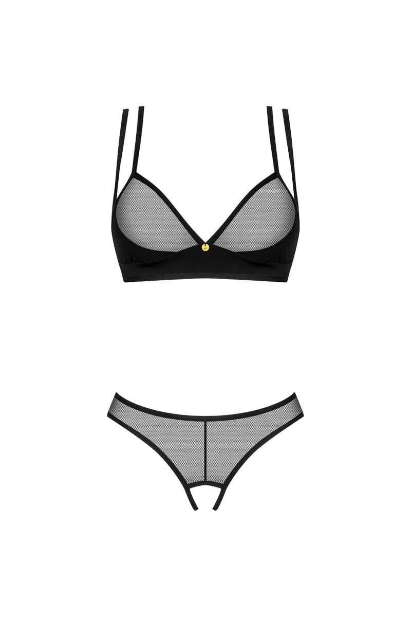 OBSESSIVE - NESARI SET DOS PIEZAS CROTCHLESS XL/XXL