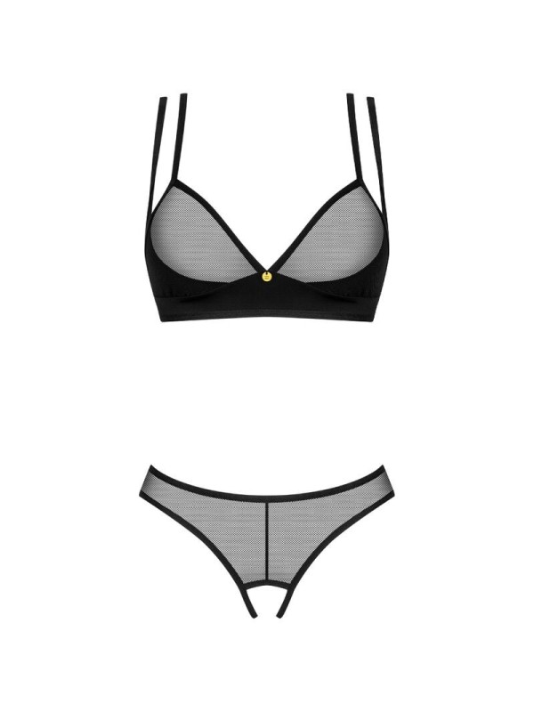 OBSESSIVE - NESARI SET DOS PIEZAS CROTCHLESS XL/XXL