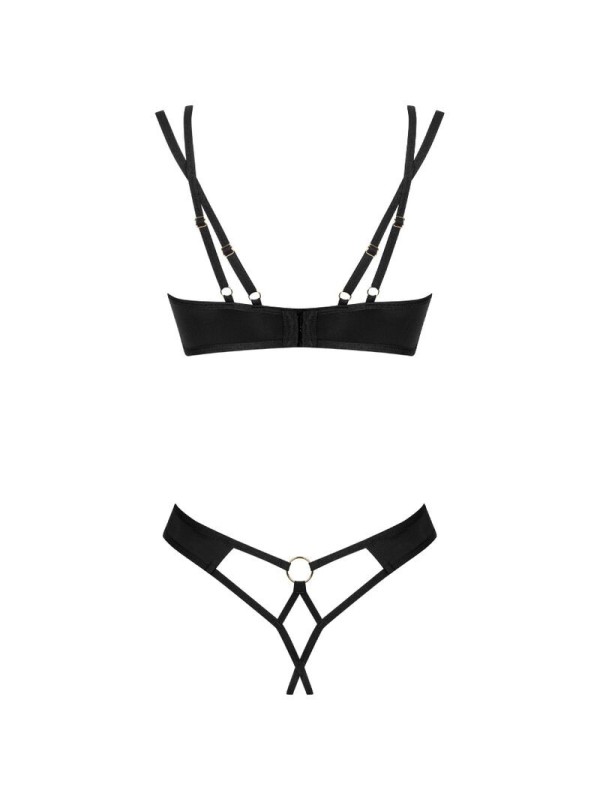 OBSESSIVE - NESARI SET DOS PIEZAS CROTCHLESS XL/XXL