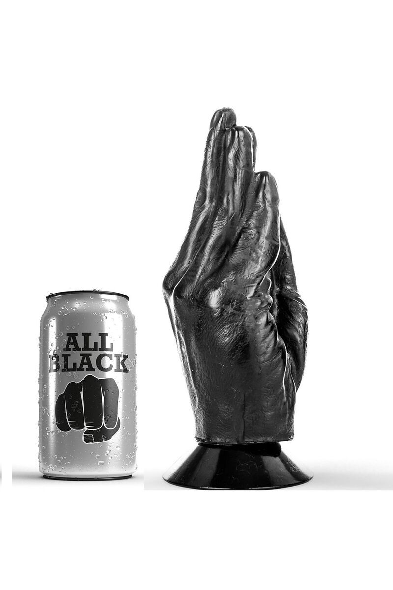 ALL BLACK - DILDO FISTING 21 CM