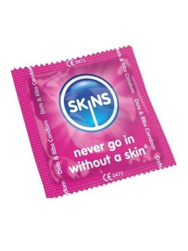 SKINS - PRESERVATIVOS PUNTOS & ESTRÍAS BOLSA 500 UDS
