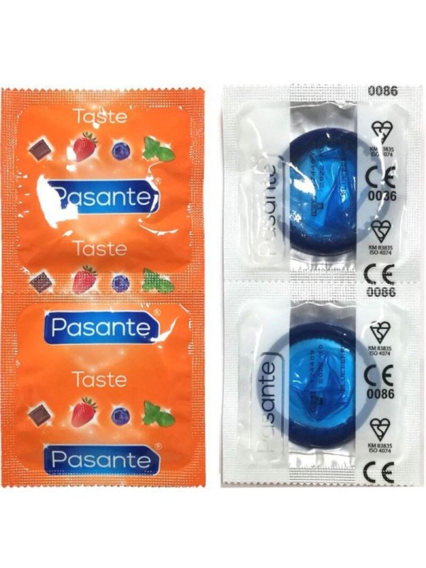 PASANTE - PRESERVATIVO SABOR ARANDANO BOLSA 144 UNIDADES