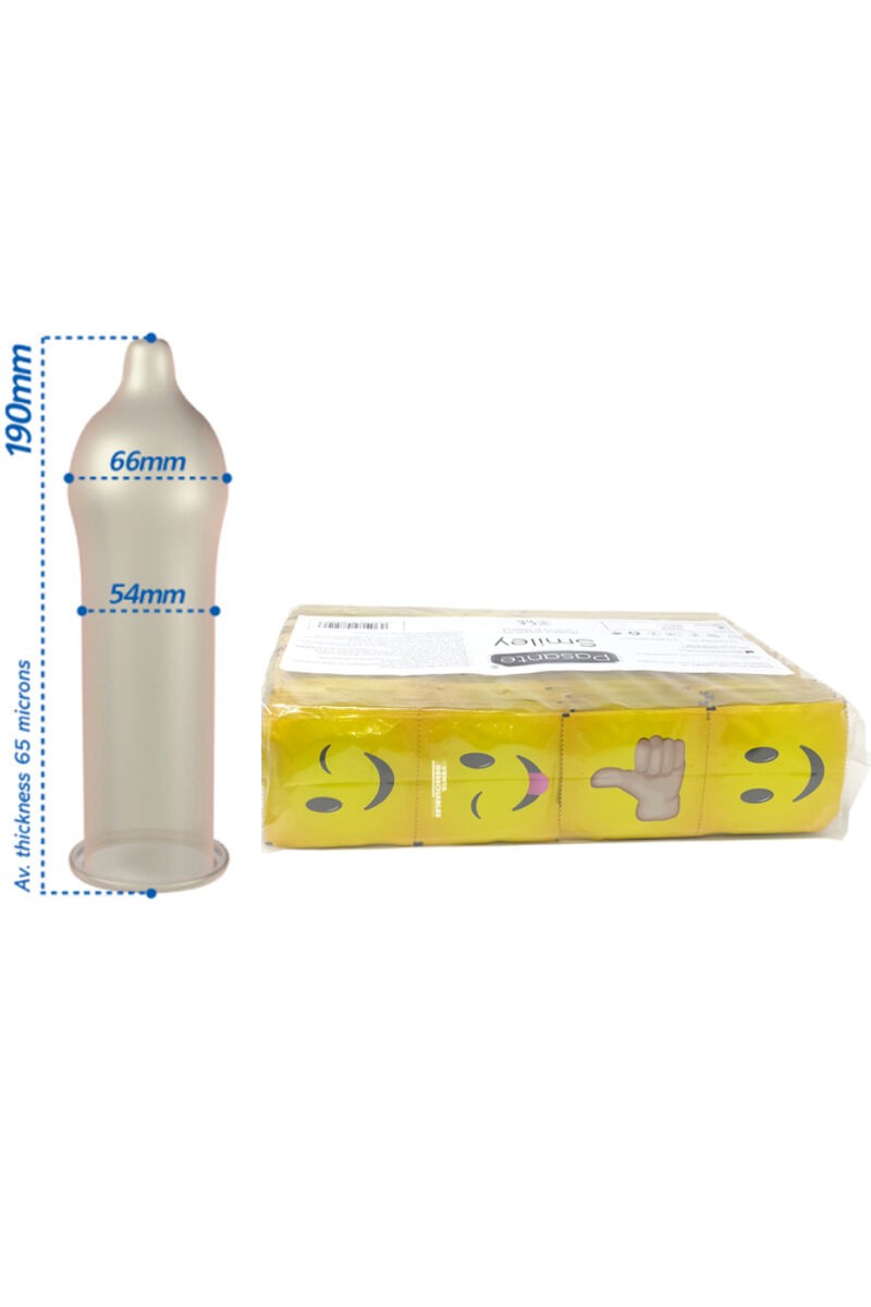 PASANTE - PRESERVATIVO SMILEY BOLSA 144 UNIDADES