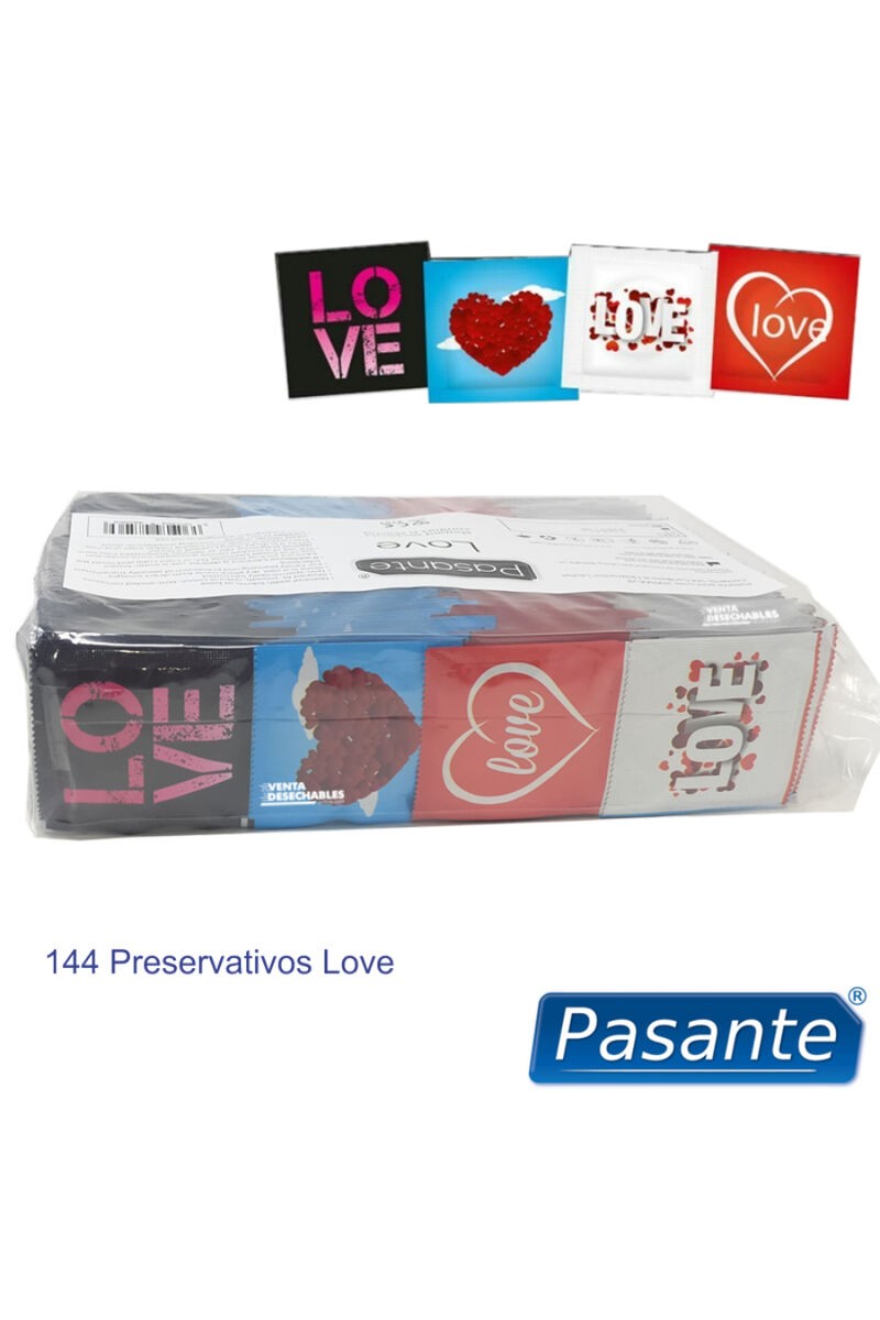 PASANTE - PRESERVATIVO LOVE BOLSA 144 UNIDADES