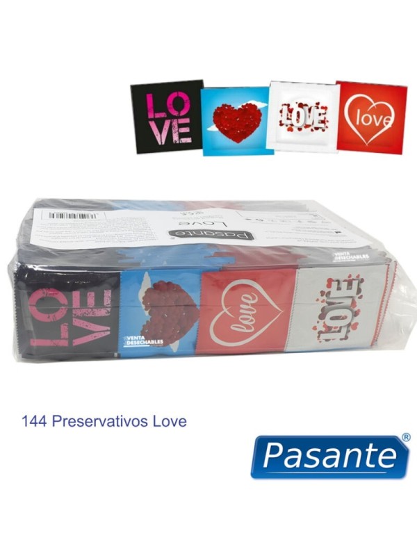PASANTE - PRESERVATIVO LOVE BOLSA 144 UNIDADES