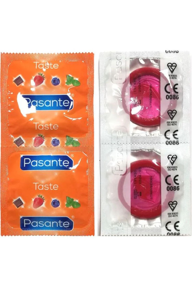 PASANTE - PRESERVATIVO SABOR FRESA BOLSA 144 UNIDADES