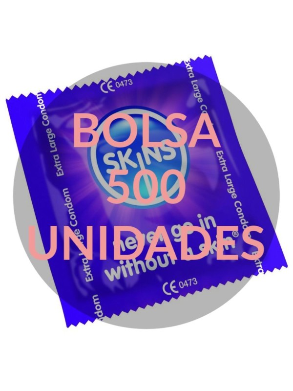 SKINS - PRESERVATIVO XXL BOLSA 500 UDS