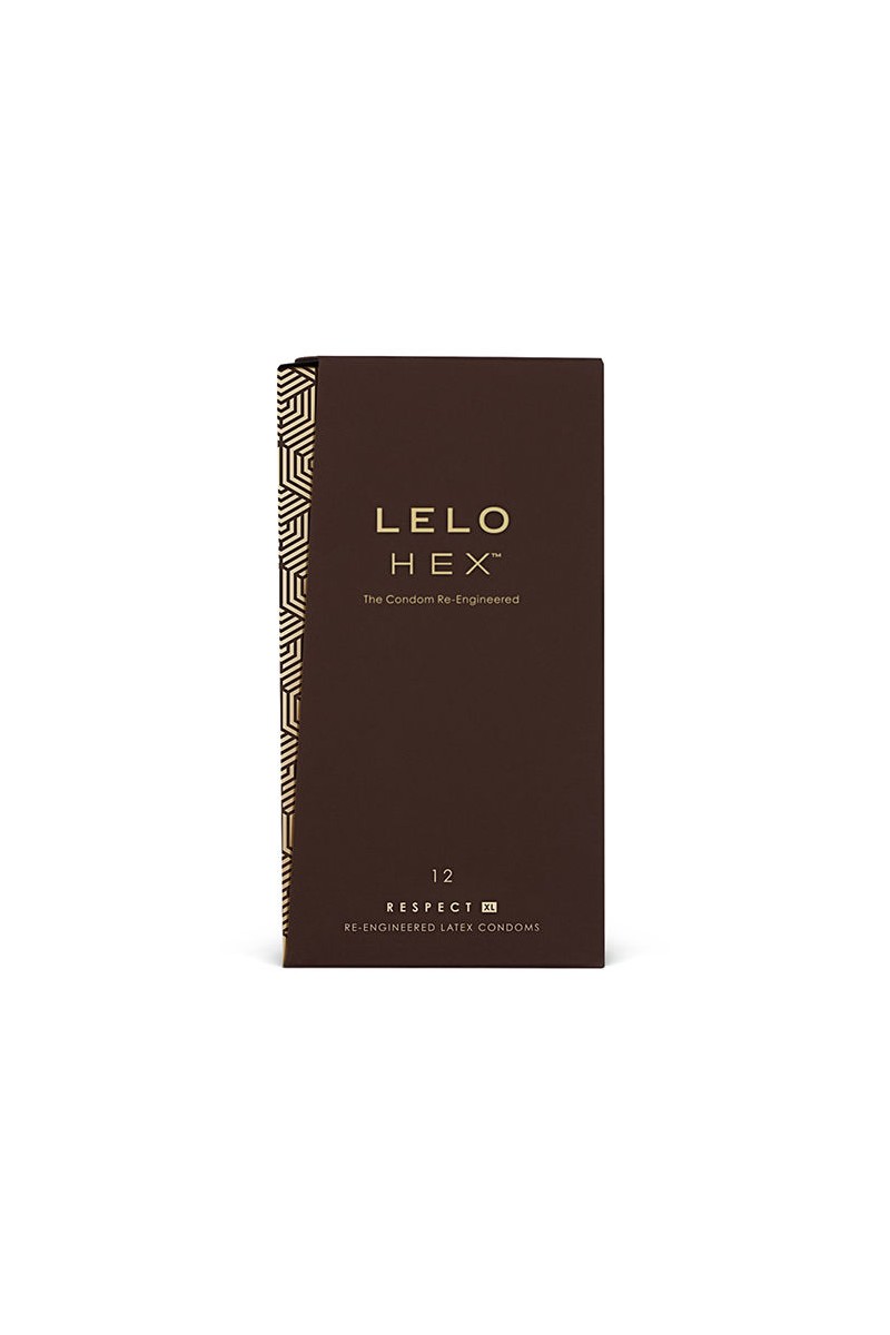 LELO - HEX PRESERVATIVO RESPECT XL 12 PACK