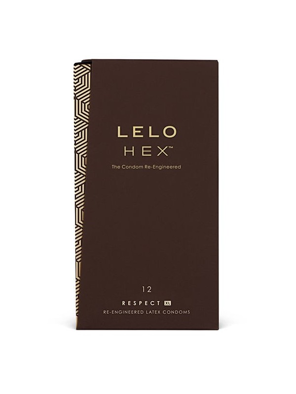 LELO - HEX PRESERVATIVO RESPECT XL 12 PACK