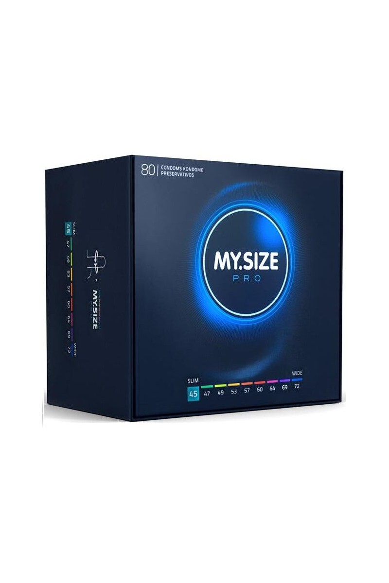 MY SIZE - PRO PRESERVATIVOS 45 MM 80 UNIDADES
