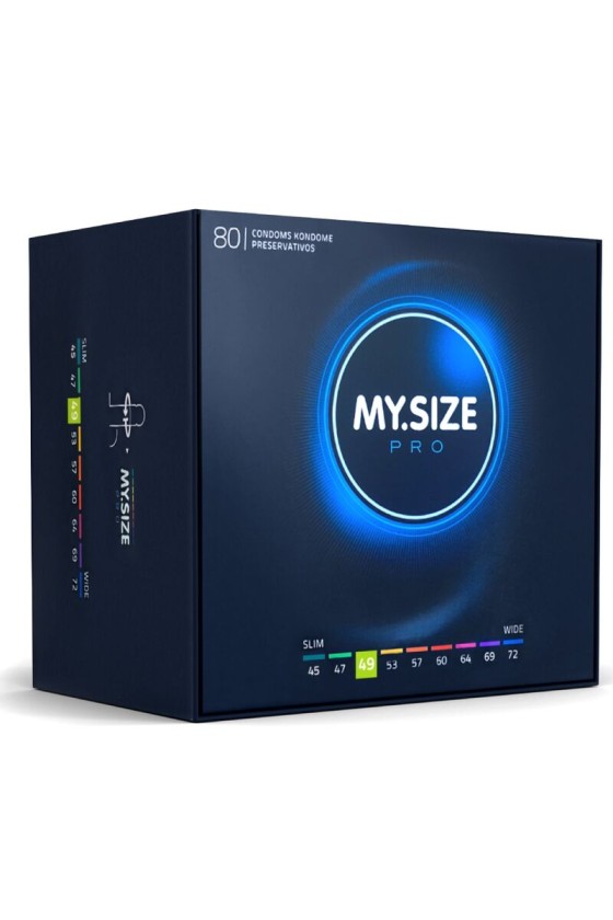 MY SIZE - PRO PRESERVATIVOS 49 MM 80 UNIDADES