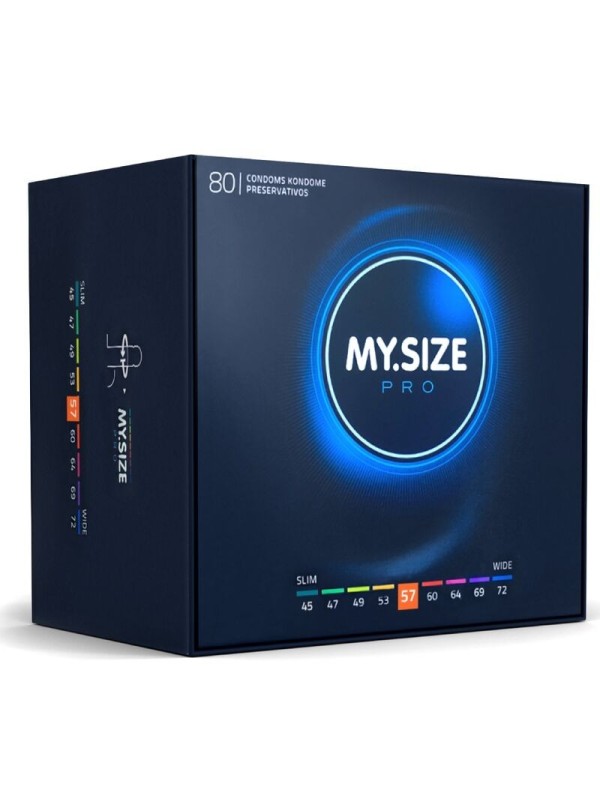 MY SIZE - PRO PRESERVATIVOS 57 MM 80 UNIDADES