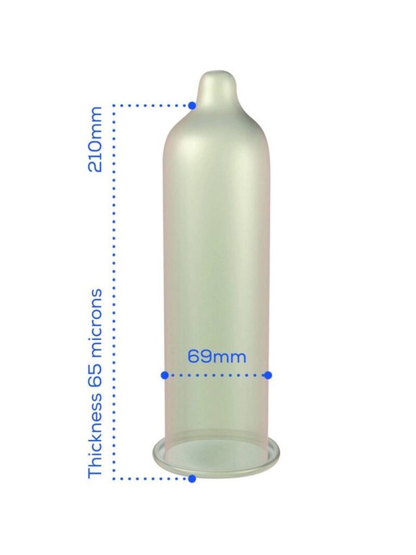 PASANTE - PRESERVATIVO TAMAÑO SUPER KING BOLSA 144 UNIDADES