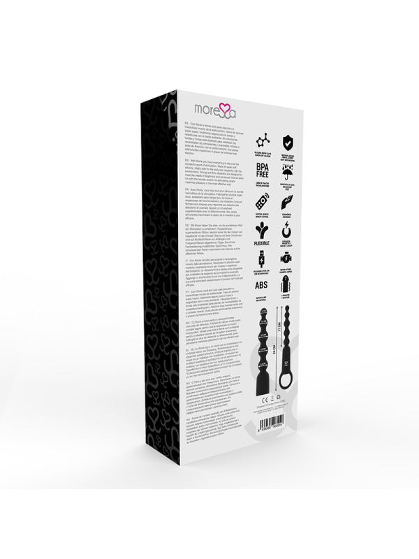 MORESSA - RONIE CONTROL REMOTO PLACER ANAL NEGRO