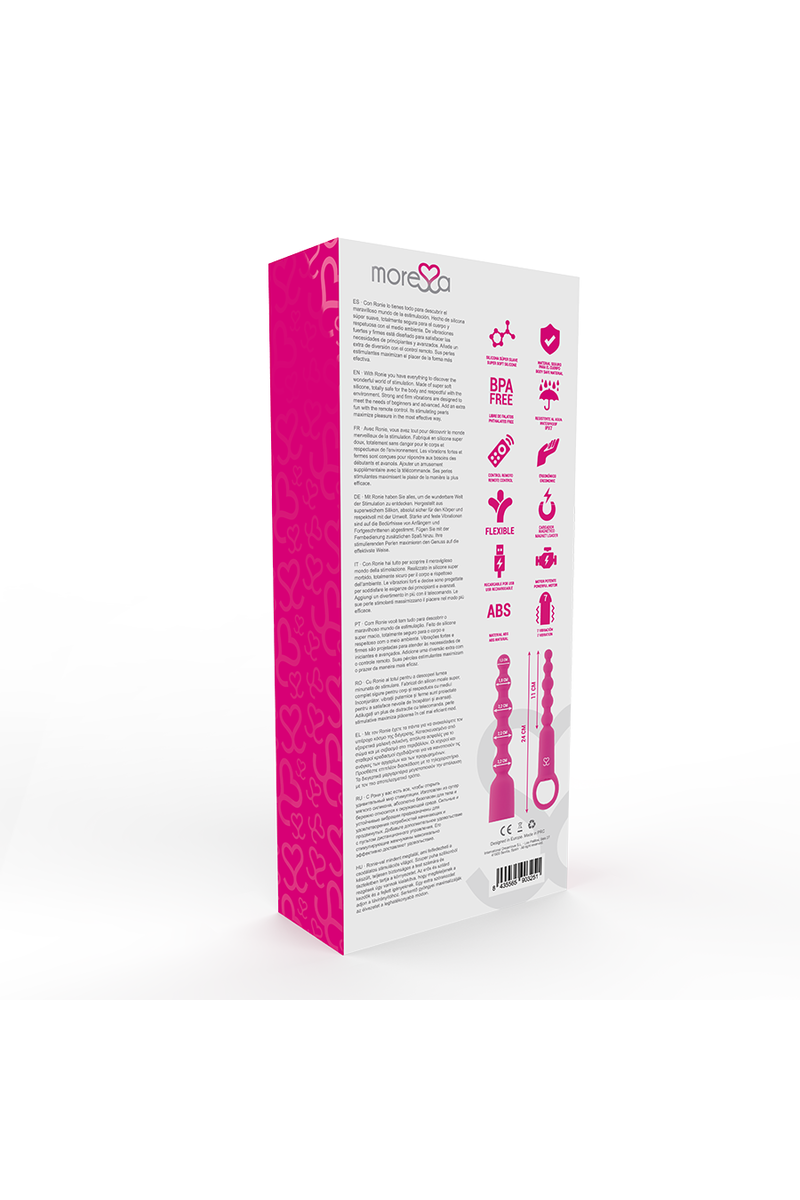 MORESSA - RONIE CONTROL REMOTO PLACER ANAL ROSA
