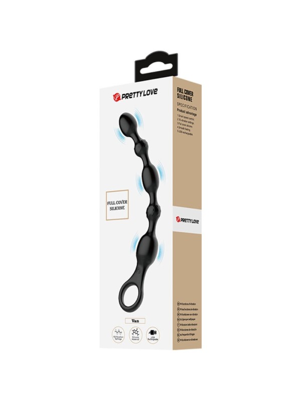 PRETTY LOVE - VAN BOLAS ANALES 10 VIBRACIONES RECARGABLE SILICONA