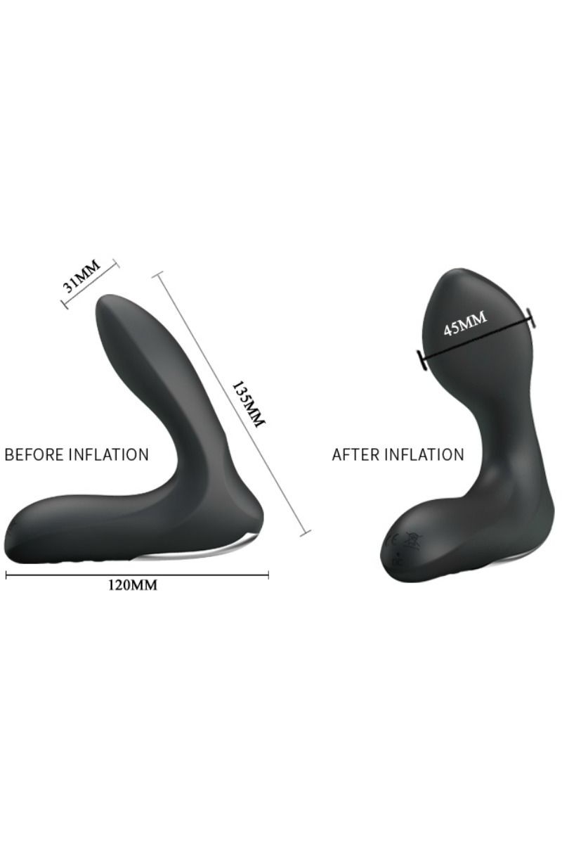 MASAJEADOR PROSTATICO INFLABLE CON VIBRACION